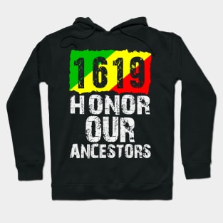 1619 Our Ancestors Project Black History Hoodie